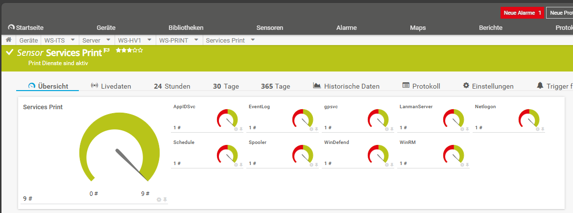 Migration eines Druck- und Scan-Servers zu Windows Server 2025