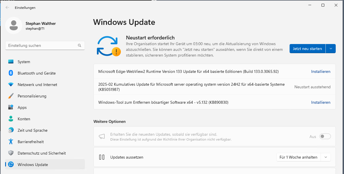 Migration eines Druck- und Scan-Servers zu Windows Server 2025