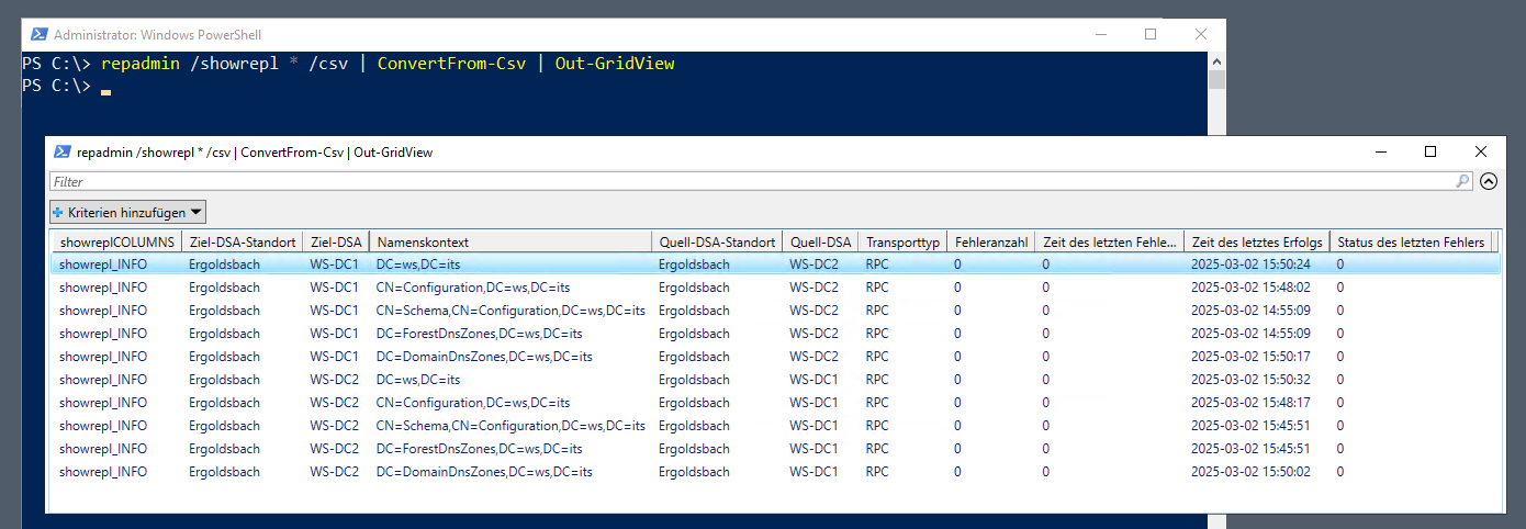 Migration eines DCs auf Windows Server 2025